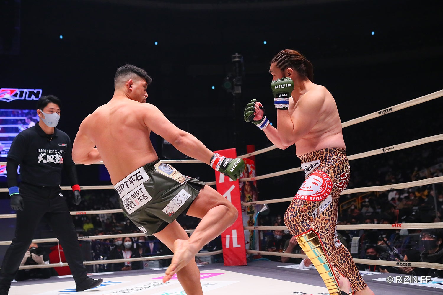 シバターVSHIROYA（C）RIZIN FF