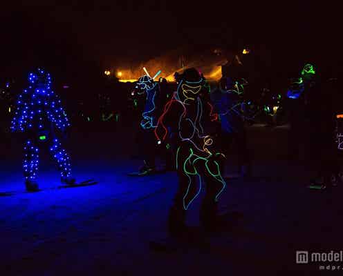 発光コーデでゲレンデ集合!“エレクトリックスノー”が楽しそう