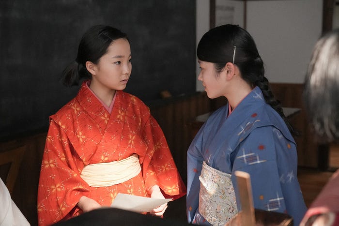 澤井梨丘、清水胡桃「ブギウギ」第3話(C)NHK