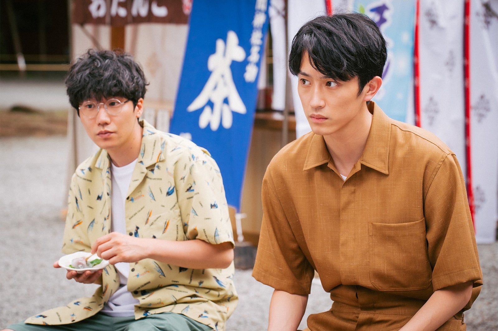 前原滉、杉野遥亮／「ユニコーンに乗って」第7話より（C）TBS