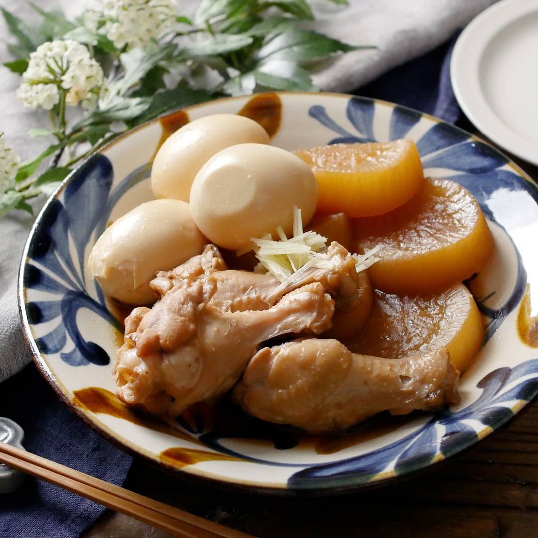 手羽元と大根のうま煮