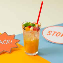 【チップとデール&ドナルド】フルーツin オレンジスカッシュ税込990円(C)Disney