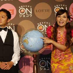 (左から)小崎陽一さん、保田圭