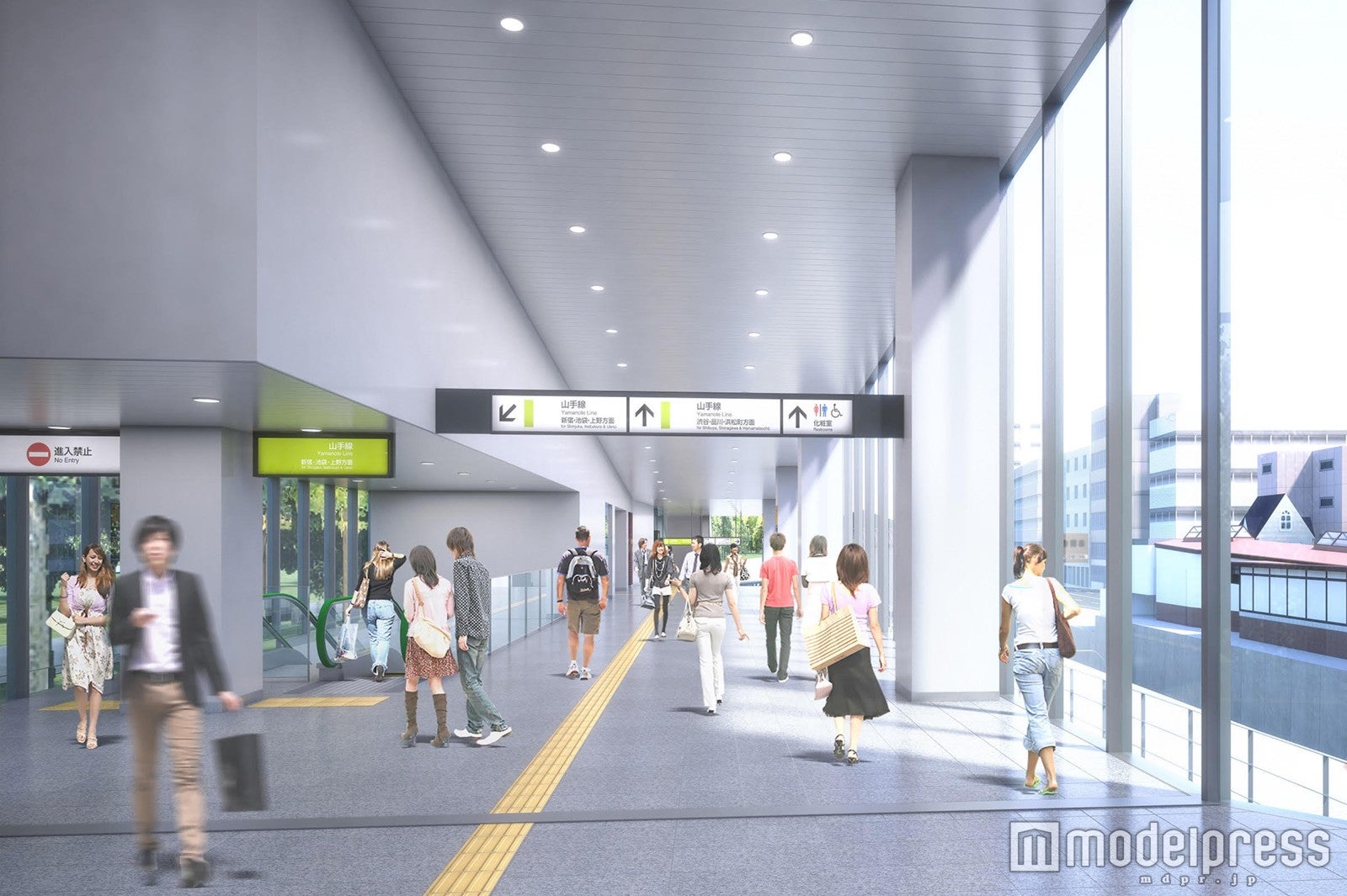 原宿駅改札内コンコース／JR東日本提供