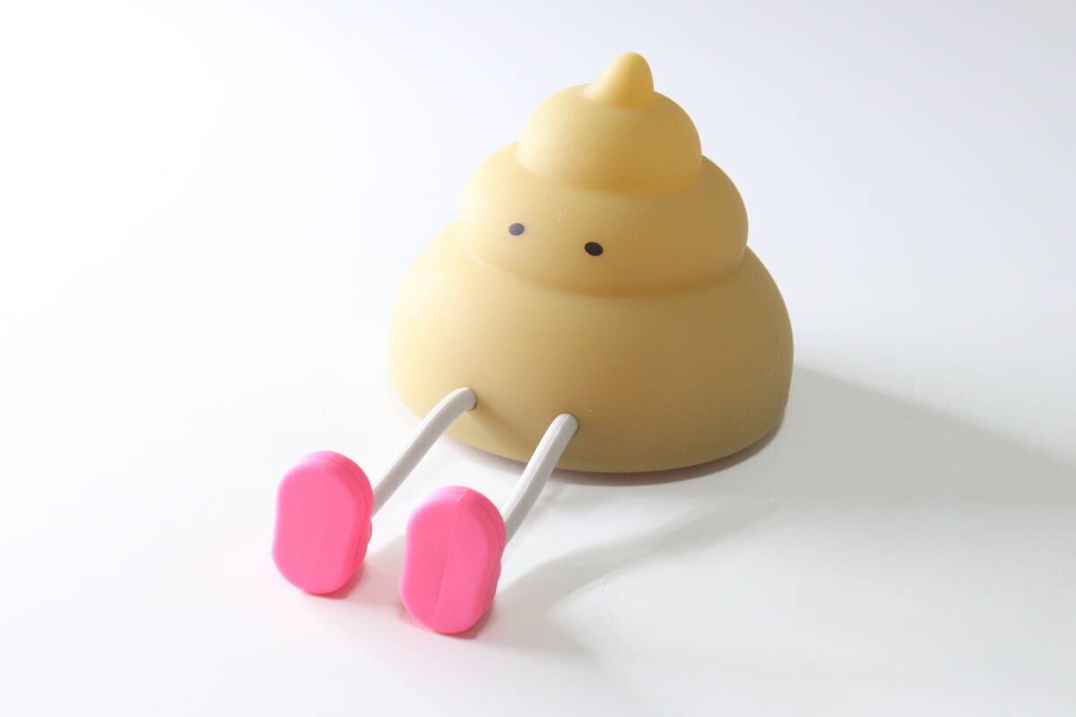 ダイソーのセンサーライト（うんち）のビジュアル