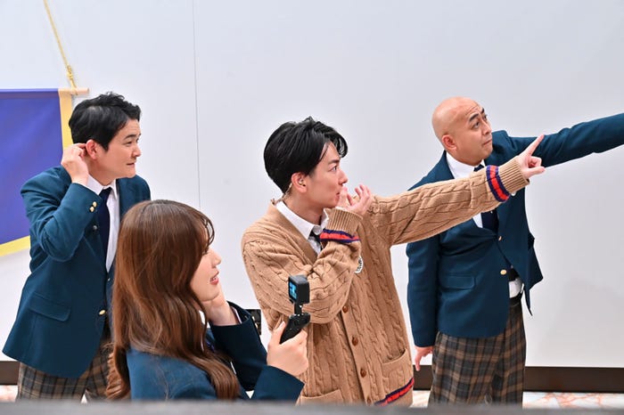 ノブ、渋谷凪咲、佐藤健、長谷川雅紀 (C)TBS