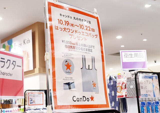キャンドゥ　ノベルティ　バッグ
