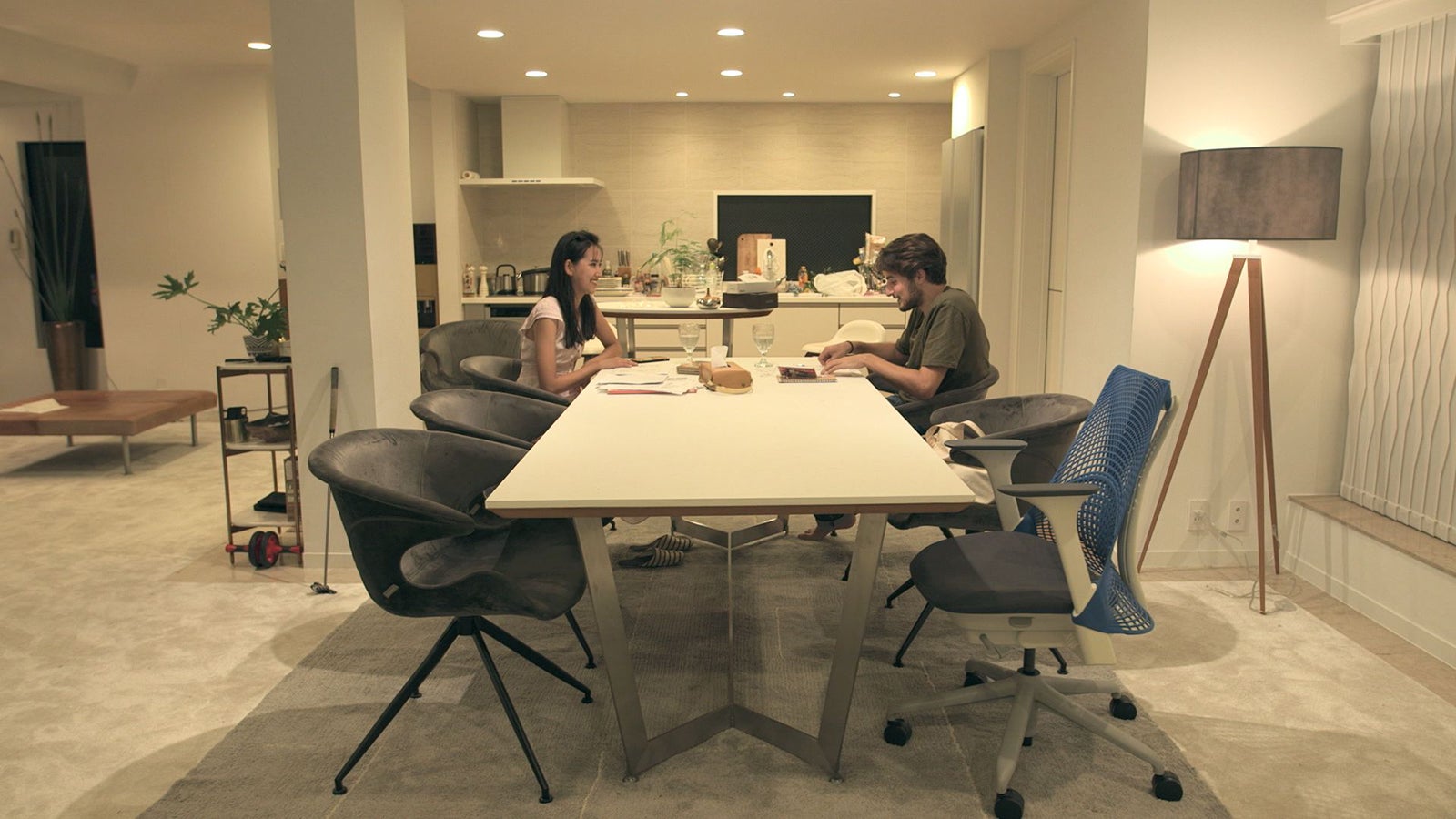 春花、ジュゼッペ「TERRACE HOUSE TOKYO 2019-2020」19th WEEK （C）フジテレビ／イースト・エンタテインメント