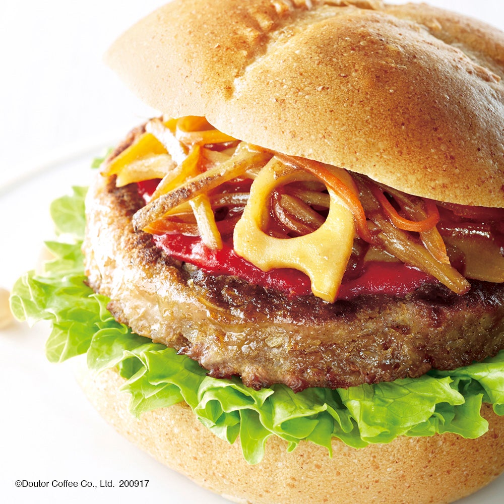 ドトール 全粒粉サンド 大豆ミート ～和風トマトのソース～」提供画像）