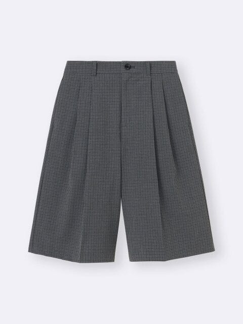 GUのバミューダチェックショートパンツ
