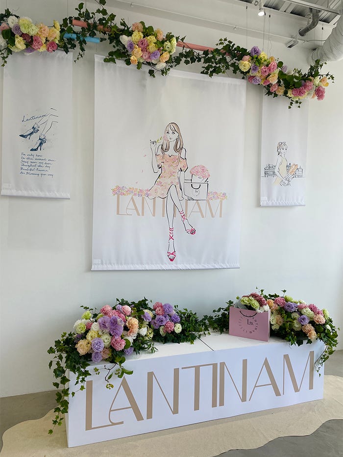 「Lantinam」ポップアップストアの様子(提供写真)