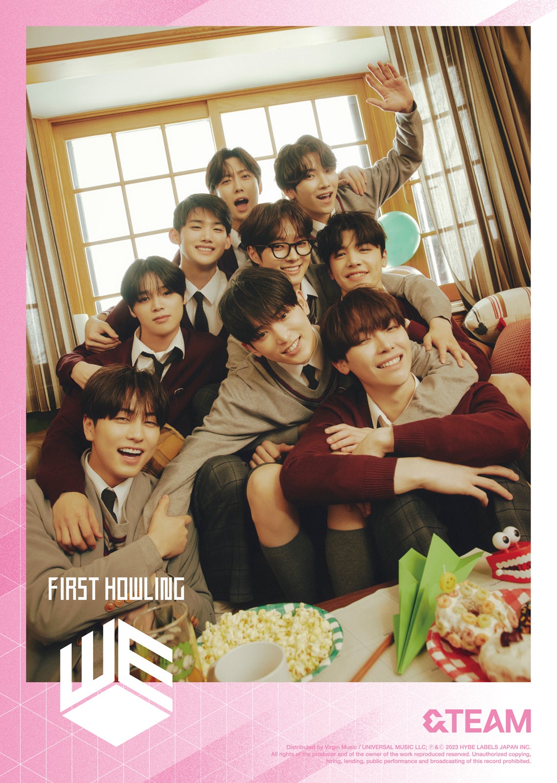 &TEAM「First Howling：WE」初回限定盤B（C）HYBE LABELS JAPAN