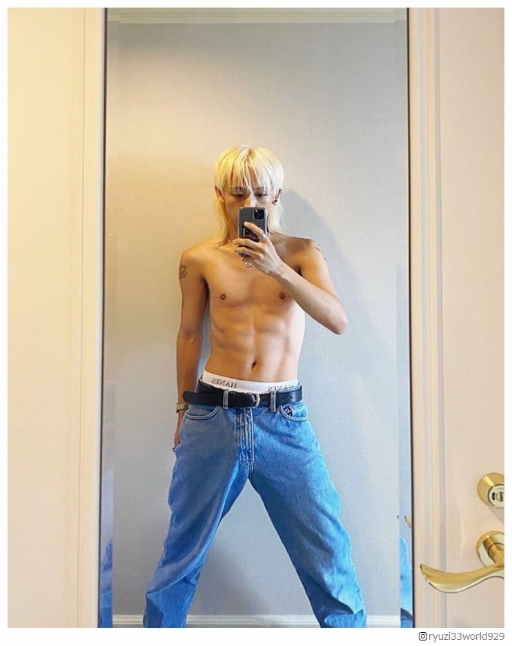 りゅうちぇる、肉体美に驚きの声「体脂肪率6％になりました～～」