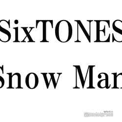 SixTONES＆Snow Man　ジャニーズロゴ （C）モデルプレス