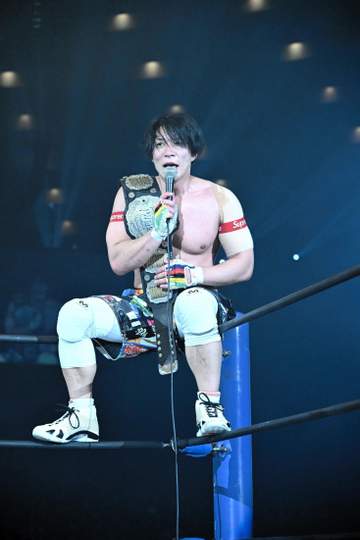 【新日本】37歳YOHが悲願のIWGPジュニア初戴冠「100代目として盛り上げる」初代は越中詩郎、ライガーは最多11度戴冠