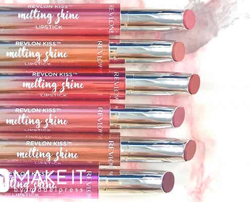 【レブロン・1月21日発売】とろける新感覚リップ「キス メルティング シャイン リップスティック」全色塗り比べ!