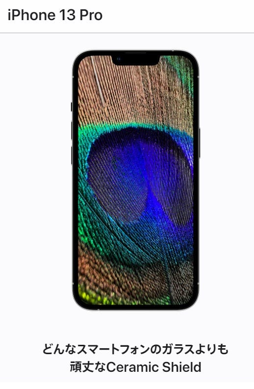 「iPhone 13 Pro」/Appleより