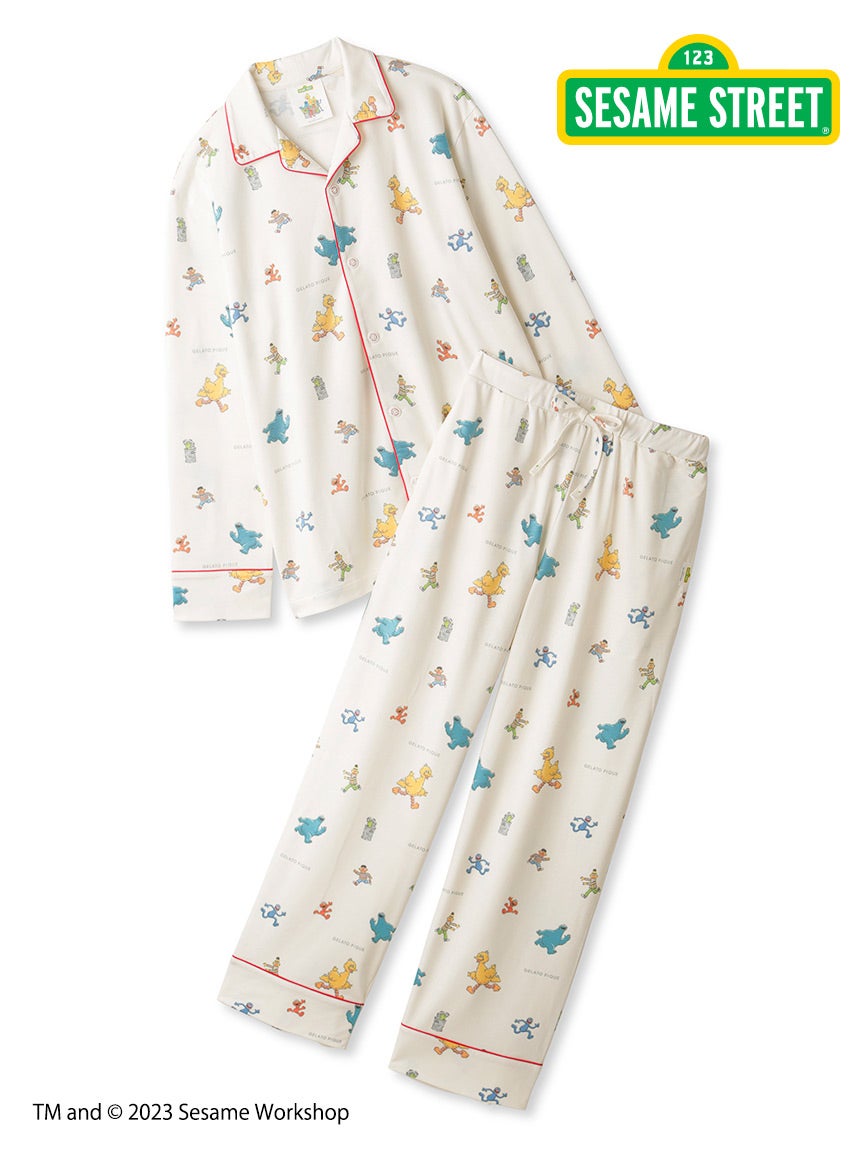 総柄シャツ＆ロングパンツSET （提供写真）