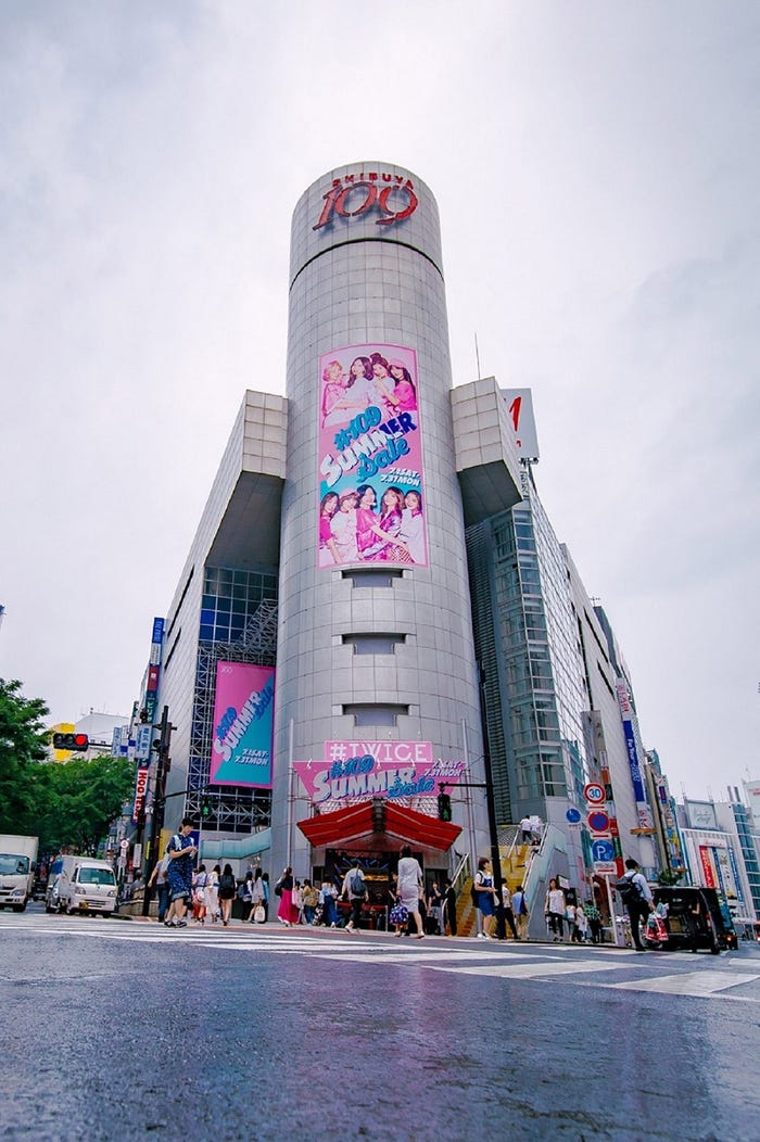 「SHIBUYA109」外観 (提供写真)