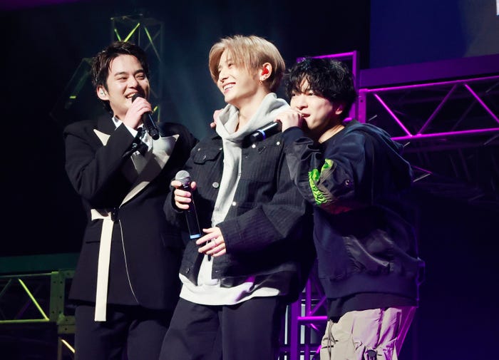 中山優馬、山田涼介、知念侑李「YUMA NAKAYAMA LIVE TOUR 2025 Wings For The GOOD VIBES」(提供写真)