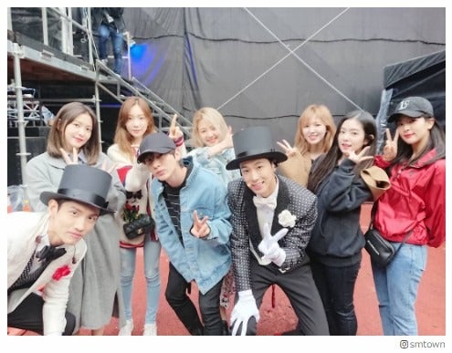 東方神起ライブに少女時代・SHINee・Red Velvet・NCTら「美男美女だらけ」豪華集結ショット話題に