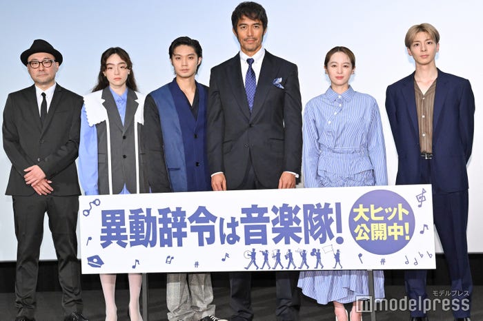 内田英治監督、モトーラ世理奈、磯村勇斗、阿部寛、清野菜名、高杉真宙 (C)モデルプレス