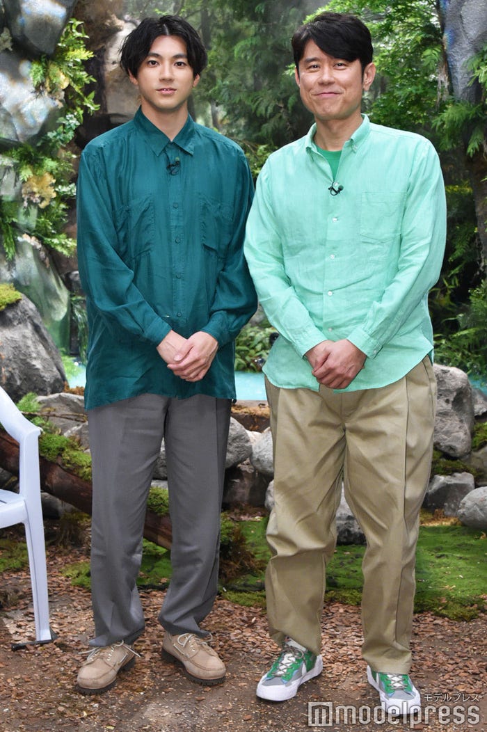 (左から)山田裕貴、原田泰造(C)モデルプレス