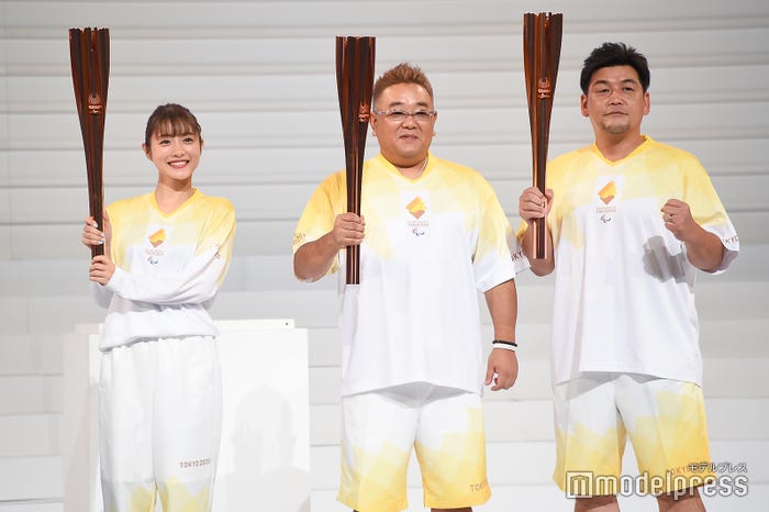 石原さとみ、伊達みきお、富澤たけし (C)モデルプレス