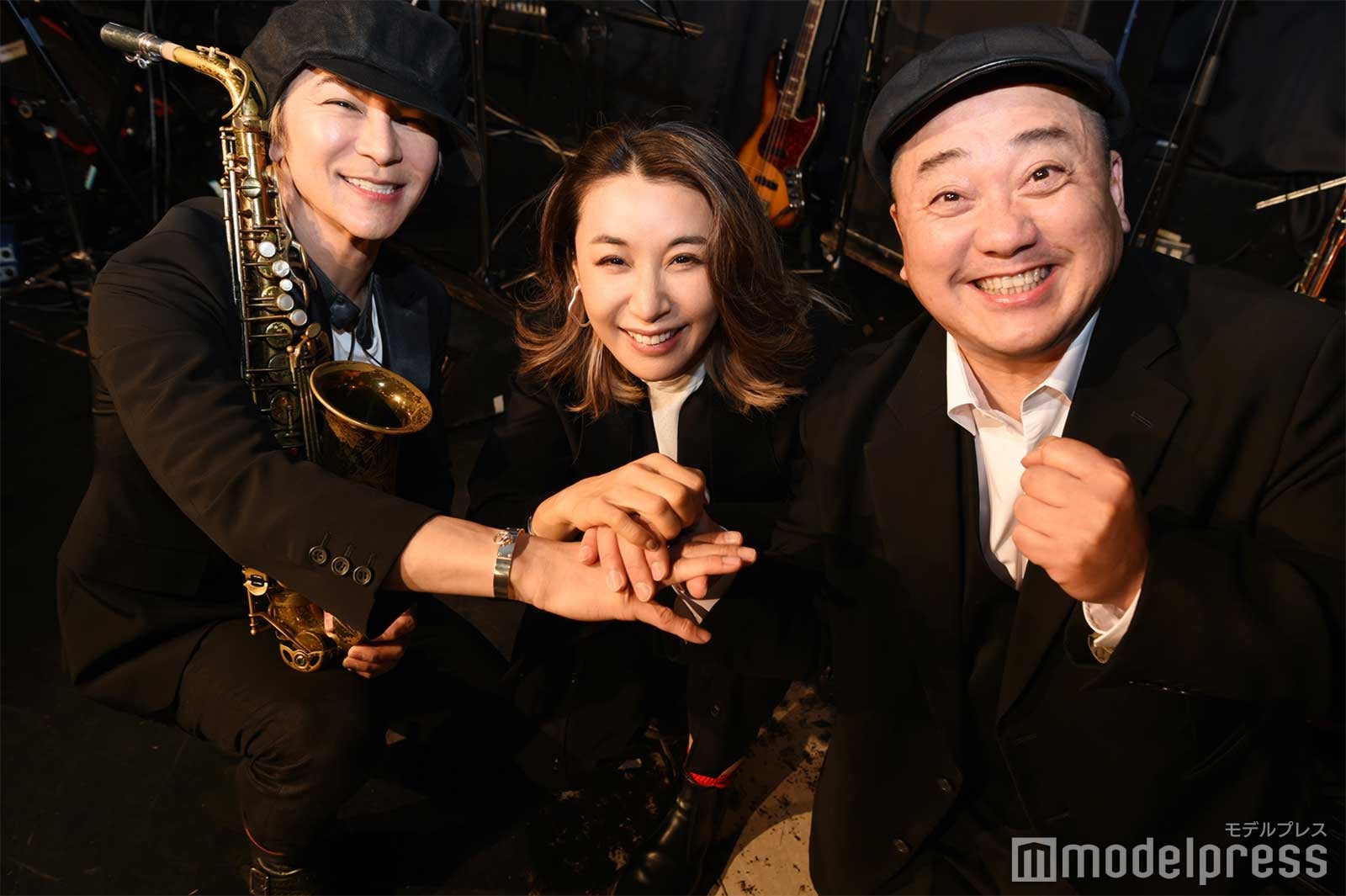 武田真治、鈴木紗理奈、山本圭壱 （C）モデルプレス