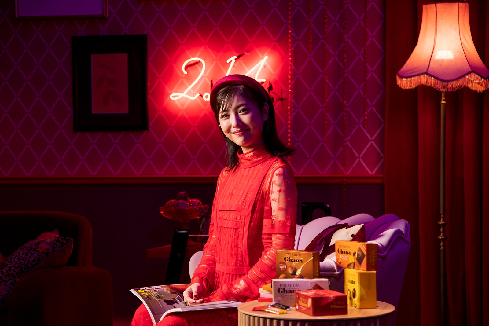 浜辺美波／新WEB動画メイキングより（提供写真）