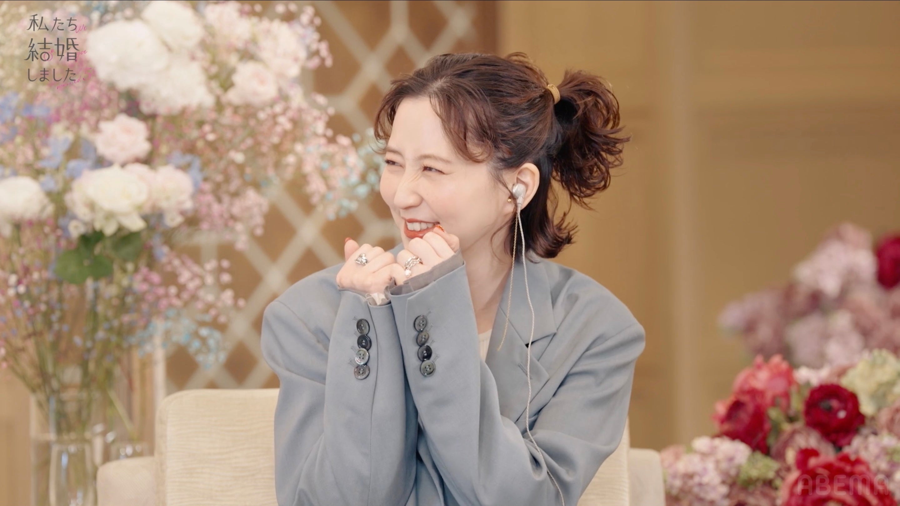 河北麻友子「私たち結婚しました 5」（C）AbemaTV, Inc.