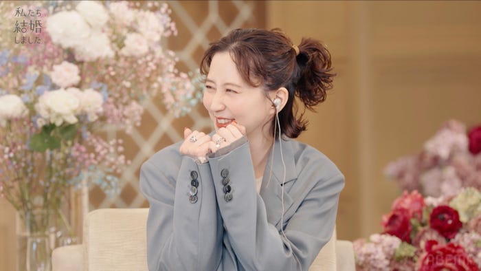 河北麻友子「私たち結婚しました 5」(C)AbemaTV, Inc.