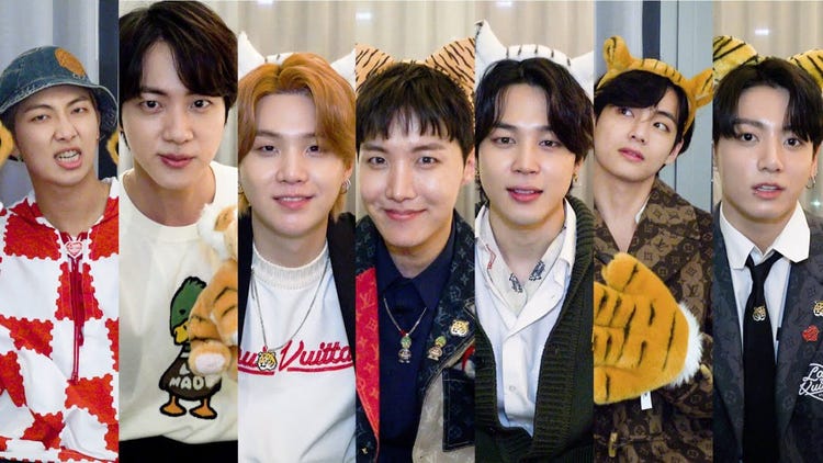 Bts キュートな トラ耳 姿で新年のメッセージ かっこいい曲でカムバックする モデルプレス Bts キュートな トラ耳 姿で新年のメッセージ かっこいい曲でカムバックする モデルプレス