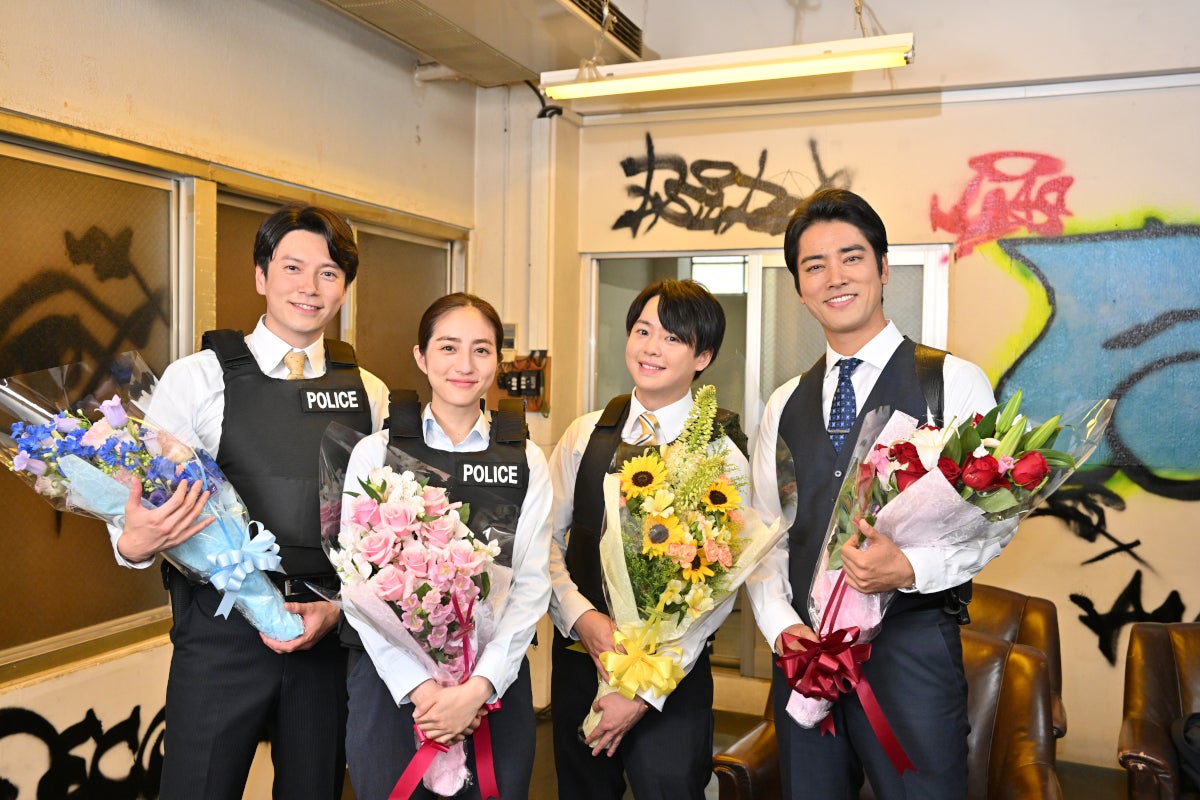 西村元貴、堀田茜、有岡大貴、桐谷健太（C）TBS