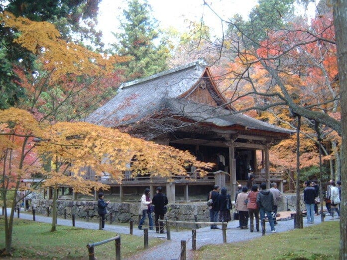 三千院門跡の紅葉（2007年12月1日撮影）