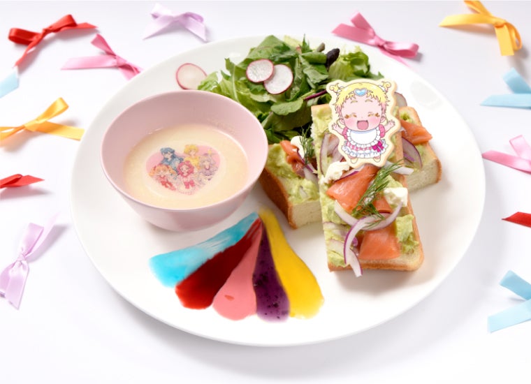 めっちゃイケてる！サラダオープンサンド～美味しさ無☆限☆大～1,490円（税抜）（C）ABC-A・東映アニメーション