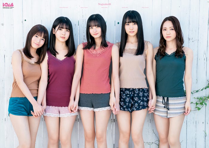 掛橋沙耶香、筒井あやめ、遠藤さくら、賀喜遥香、田村真佑 (提供画像)