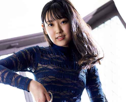 清楚な女子大生・林田百加、ハイレグを切る大胆な姿