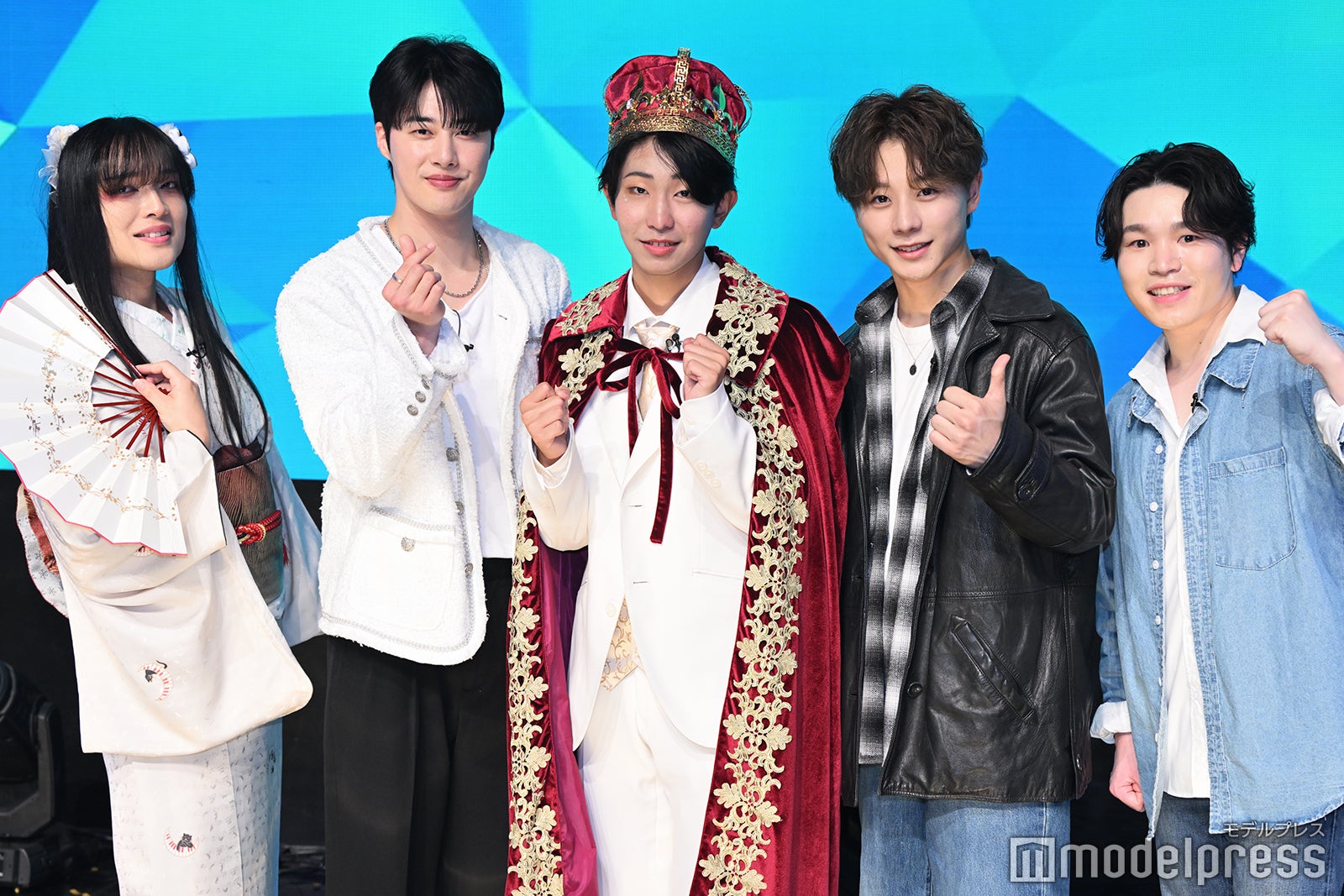 風水ノ里恒彦、ジュノ、島憂樹、橋詰昌慧、牛島隆太（C）モデルプレス