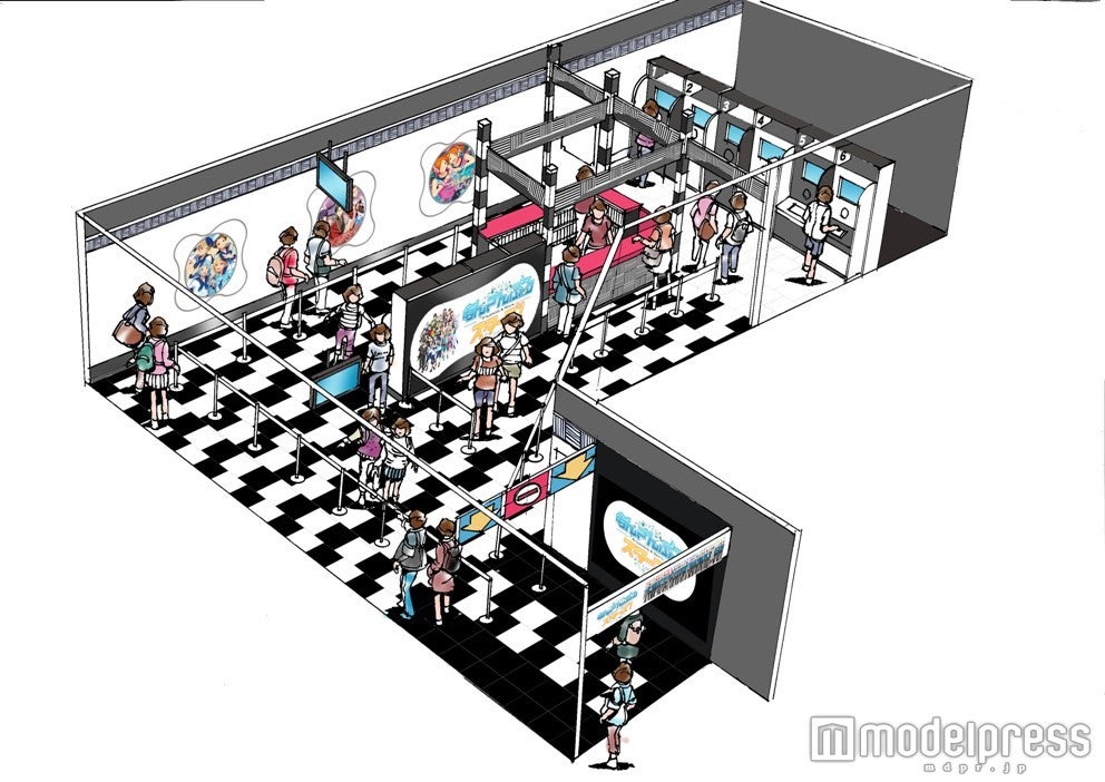 回遊型アトラクション「ジョイポリすごろく with あんさんぶるスターズ！」イメージ／画像提供：東京ジョイポリス