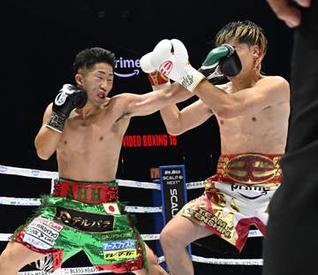 井上拓真が天心を返り討ち！7回に笑った瞬間左拳浴びてダウンもその後は主導権渡さず 2度目の防衛に成功
