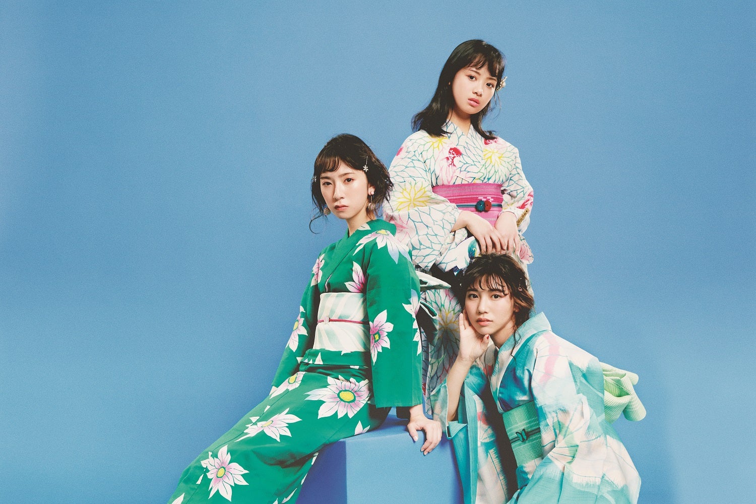 日向坂46河田陽菜・金村美玖・濱岸ひより、浴衣でしっとり魅せる