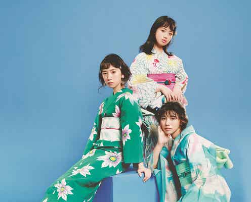 日向坂46河田陽菜・金村美玖・濱岸ひより、浴衣でしっとり魅せる