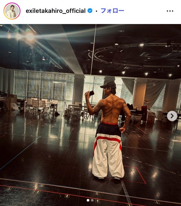 EXILE TAKAHIRO Instagramストーリーズより