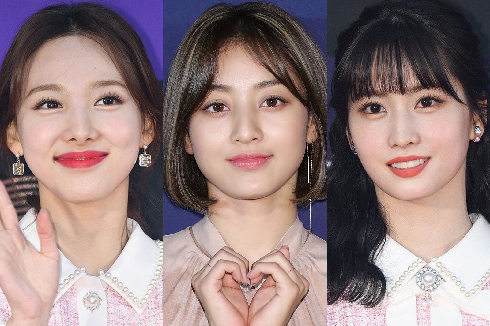 TWICEジヒョ・モモ・ナヨン、美デコルテ＆腹筋際立つ大胆肌見せ密着ショット「美しすぎる」「スタイル抜群」と絶賛の声