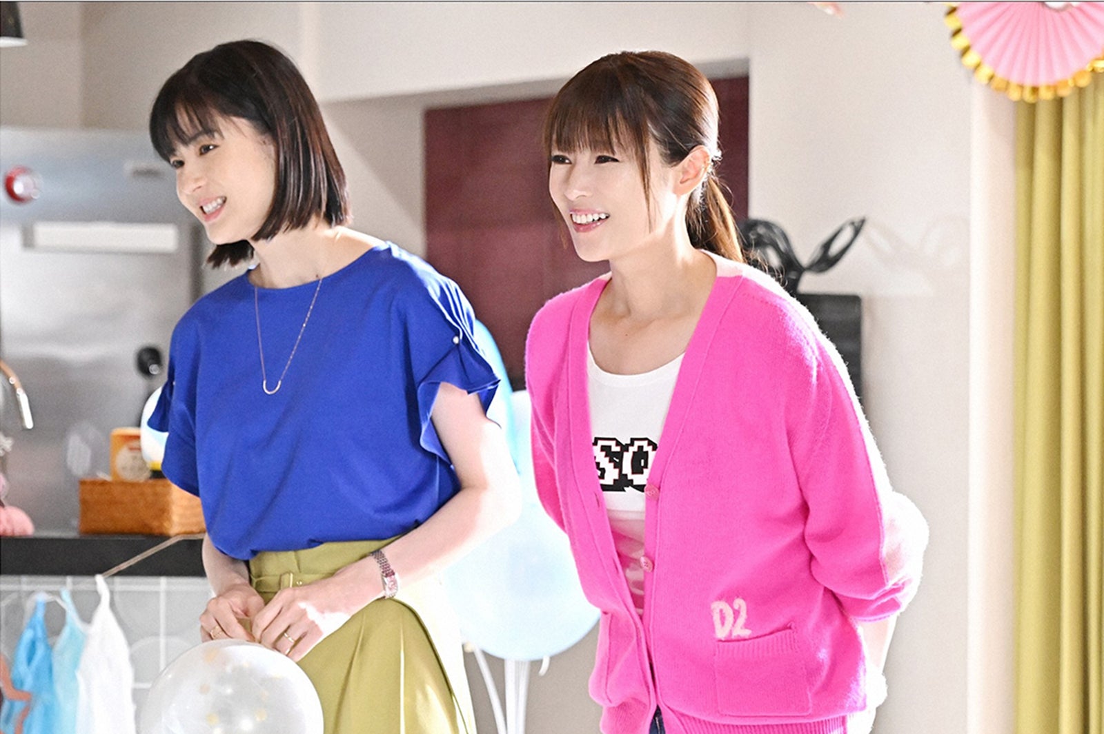 松本若菜、深田恭子「１８／４０～ふたりなら夢も恋も～」第5話より（C）TBS