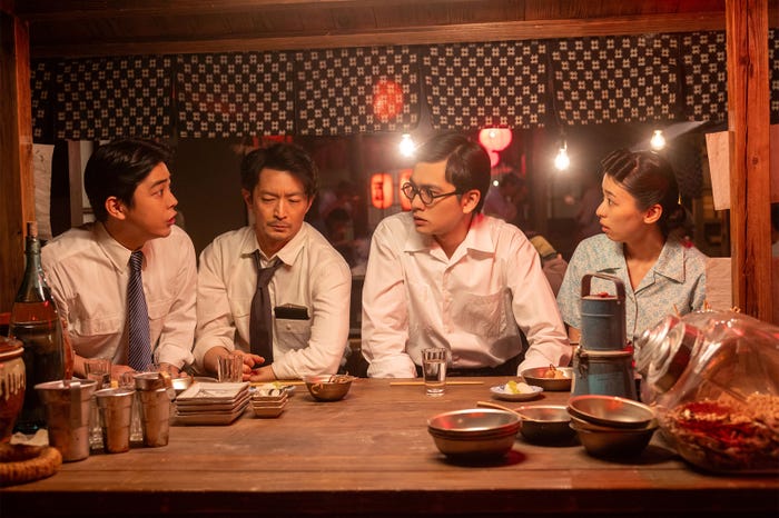 倉悠貴、津田健次郎、北村匠海、鳴海唯「あんぱん」第78話(C)NHK