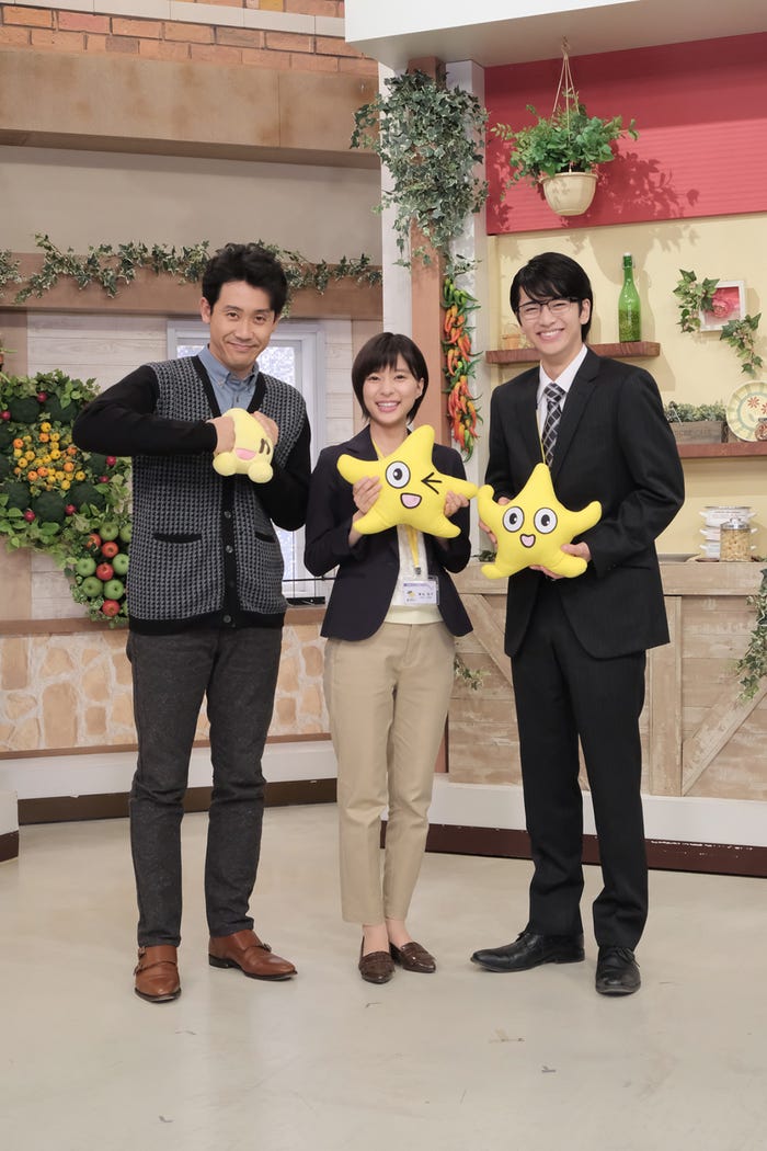 (左から)大泉洋、芳根京子、飯島寛騎(写真提供:北海道テレビ)