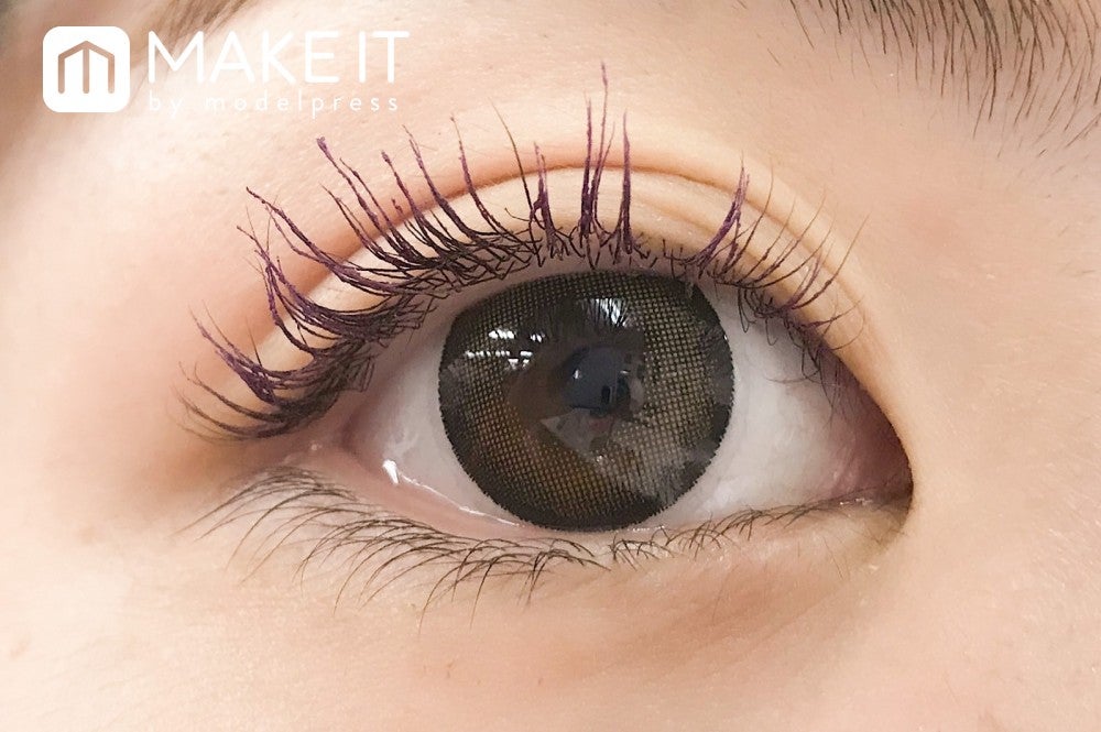 SUQQU／アイラッシュ マスカラ ウォータープルーフ／104 パープル 使用 (C)メイクイット