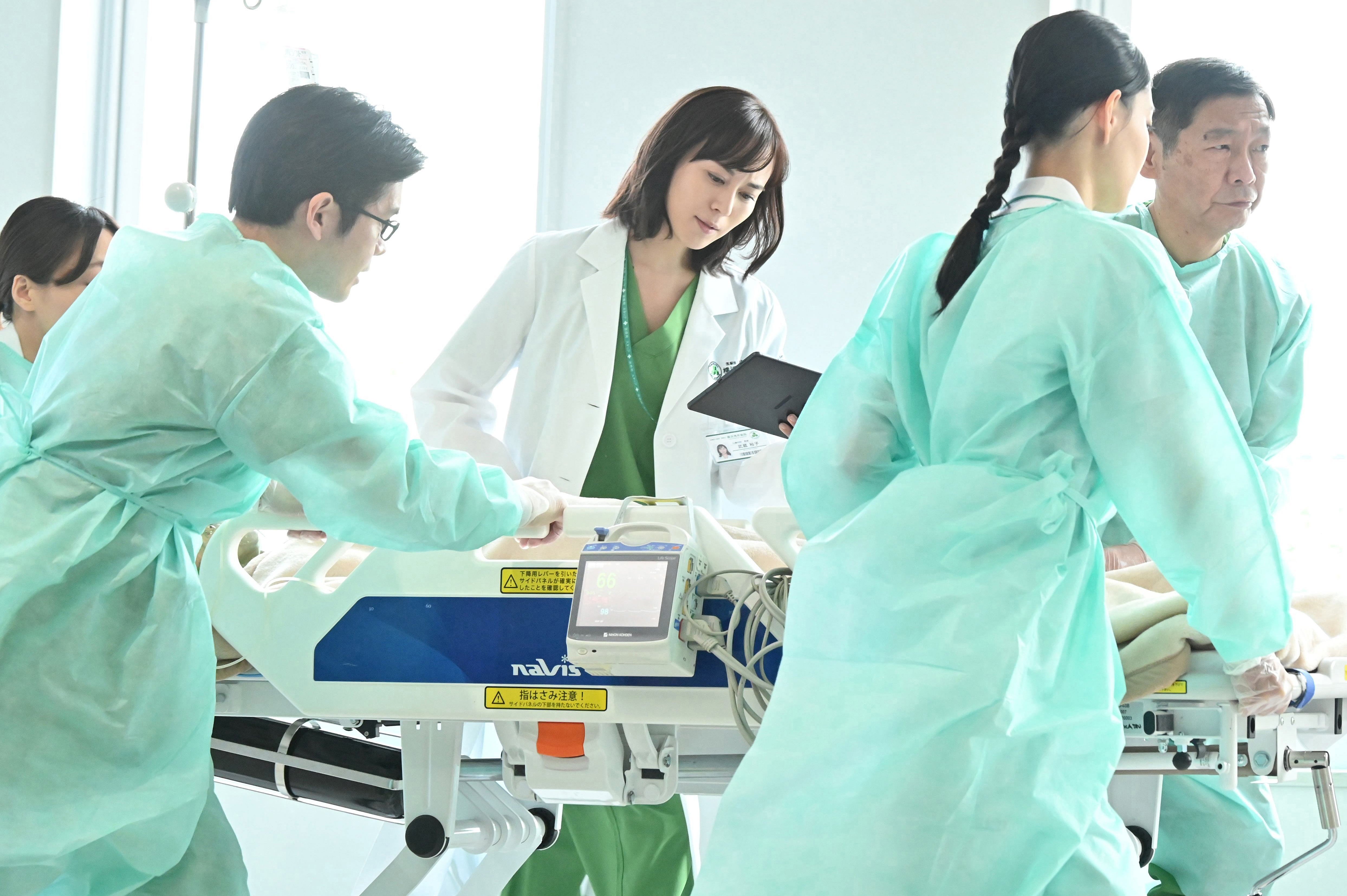 比嘉愛未「新空港占拠」第1話より（C）日本テレビ